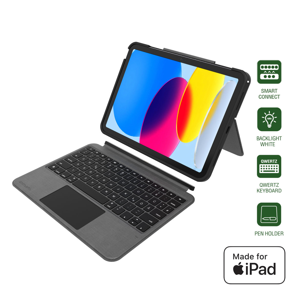 4smarts Tastatur Case 2in1 Solid iPad 11" / iPad 10.9" 4smarts Tastatur Case 2in1 Solid iPad 11" / iPad 10.9"
