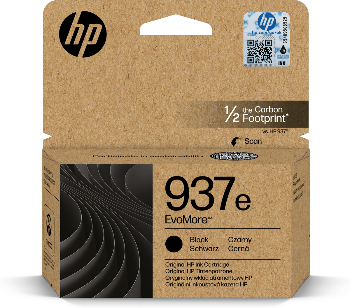 HP 937e EvoMore Schwarz Original Tintenpatrone HP 937e EvoMore Schwarz Original Tintenpatrone