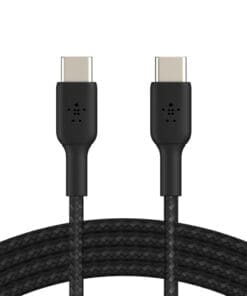 Belkin geflochtenes USB-C / USB-C-Kabel 2m, schwarz