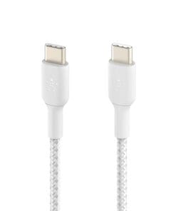Belkin geflochtenes USB-C / USB-C-Kabel 2m, weiss