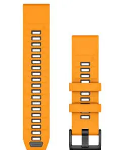Garmin Ersatzarmband QuickFit 22mm Silikon Orange/Graphit