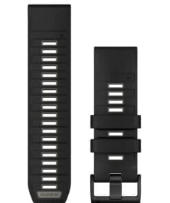 Garmin Ersatzarmband QuickFit 26mm Silikon Schwarz/Kieselgrau