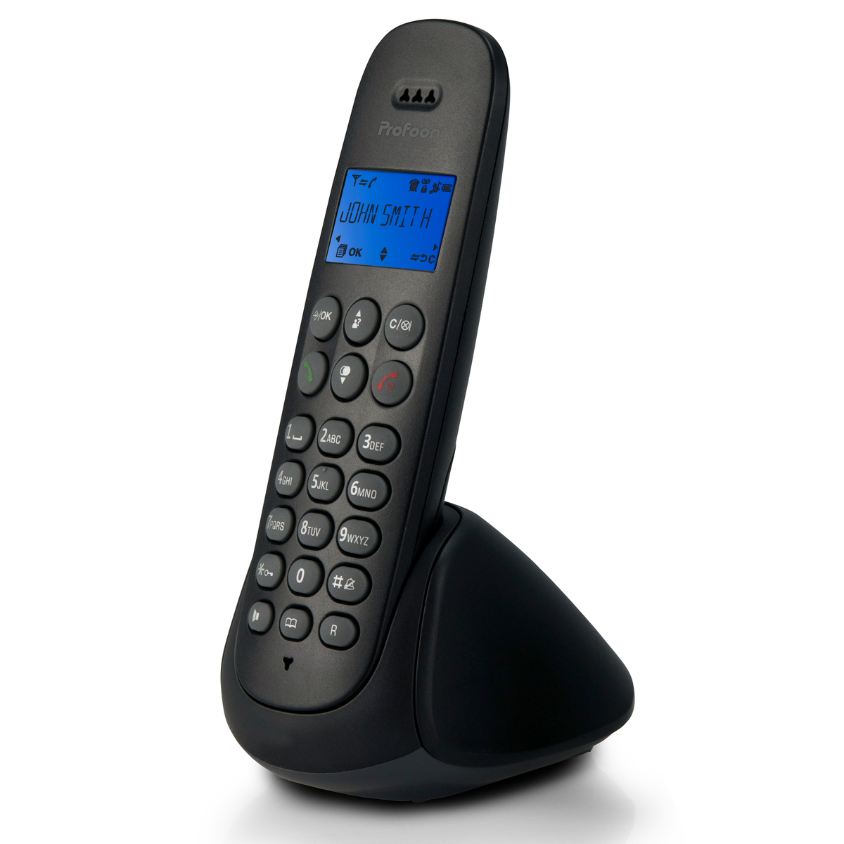 PROFOON PDX-300 - DECT-Telefon mit 1 Mobilteil, schwarz PROFOON PDX-300 - DECT-Telefon mit 1 Mobilteil, schwarz