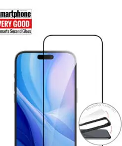 4smarts Second Glass mit Montagerahmen für iPhone 16 Plus
