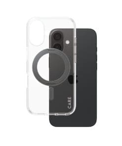 CARE Case Feature Black Kickstand MagSAFE iPhone 16