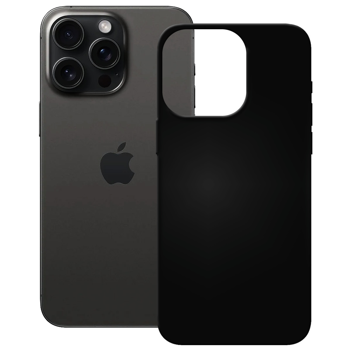 PEDEA Soft TPU Case für Apple iPhone 16 Pro black PEDEA Soft TPU Case für Apple iPhone 16 Pro black