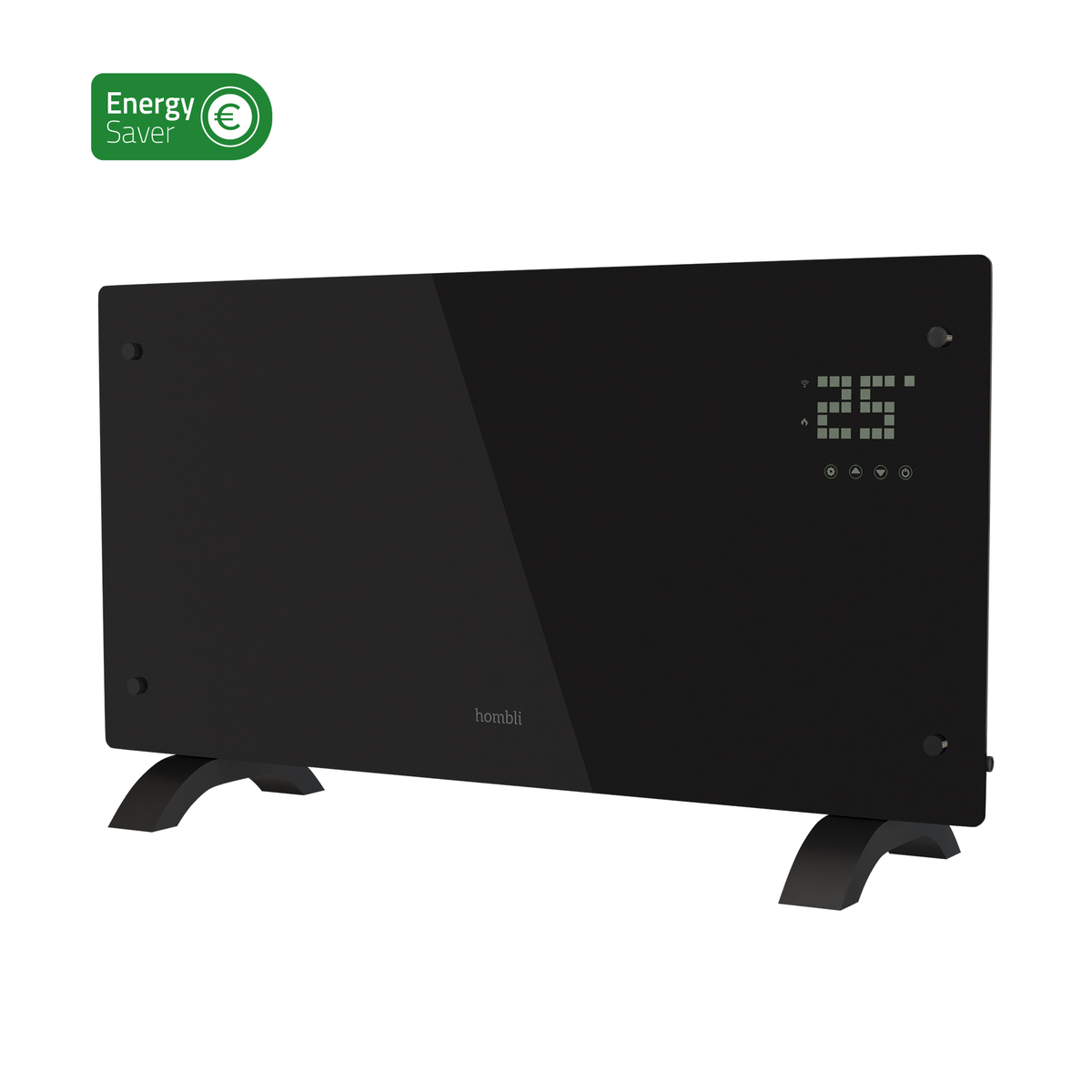 Hombli Glass Convection Heater 2000W schwarz Hombli Glass Convection Heater 2000W schwarz