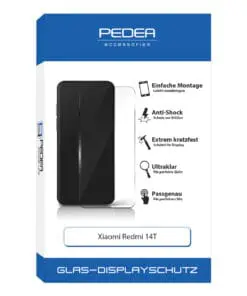 PEDEA Display-Schutzglas für Xiaomi Redmi 14T