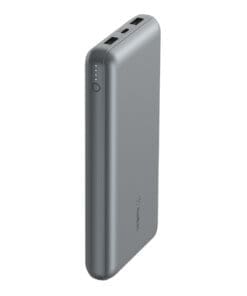 Belkin BOOST CHARGE Powerbank, 20.000mAh 15W, USB-A & -C, grau