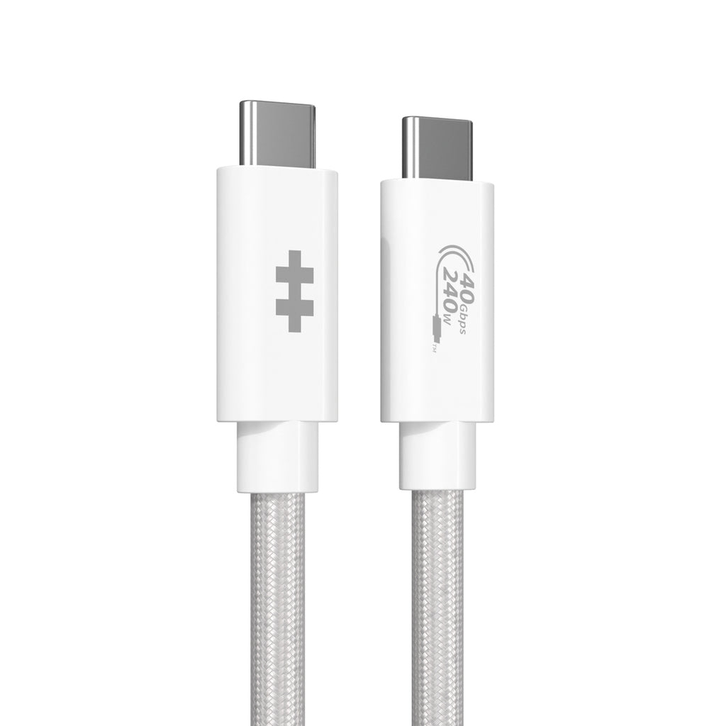 Hyper HyperDrive USB4 Performance Cable, White Hyper HyperDrive USB4 Performance Cable, White