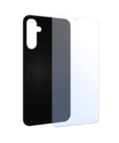 PEDEA Soft TPU Case Samsung Galaxy A55 5G,schwarz + Schutzglas