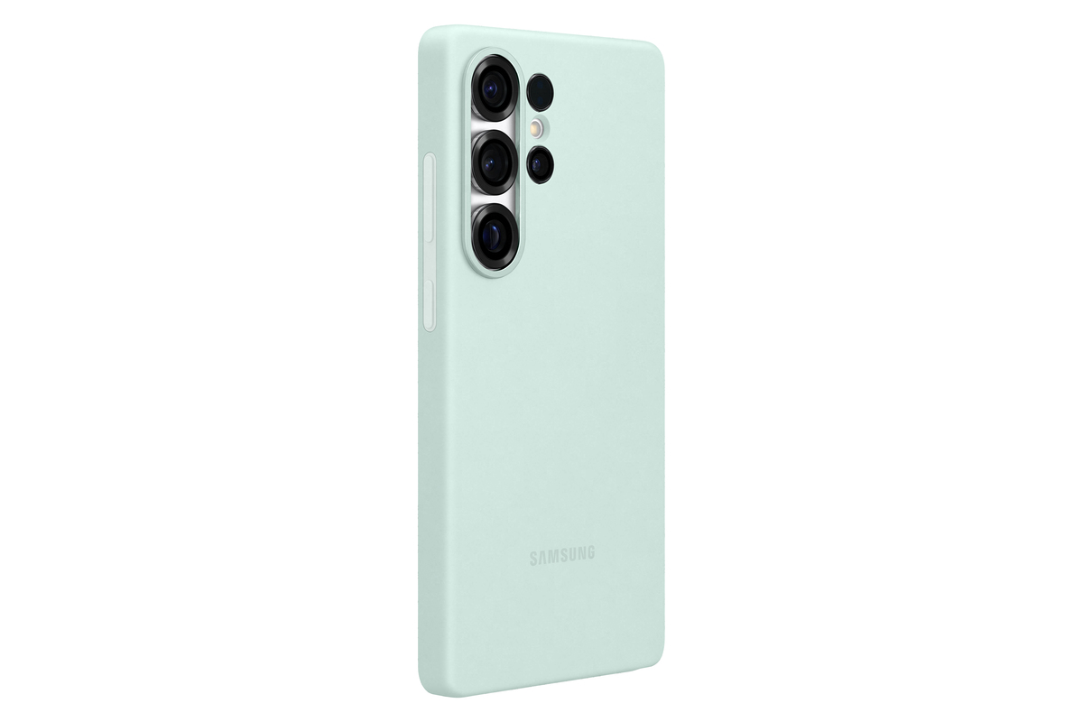 Samsung Silicone Case für Galaxy S25 Ultra, Mint Samsung Silicone Case für Galaxy S25 Ultra, Mint