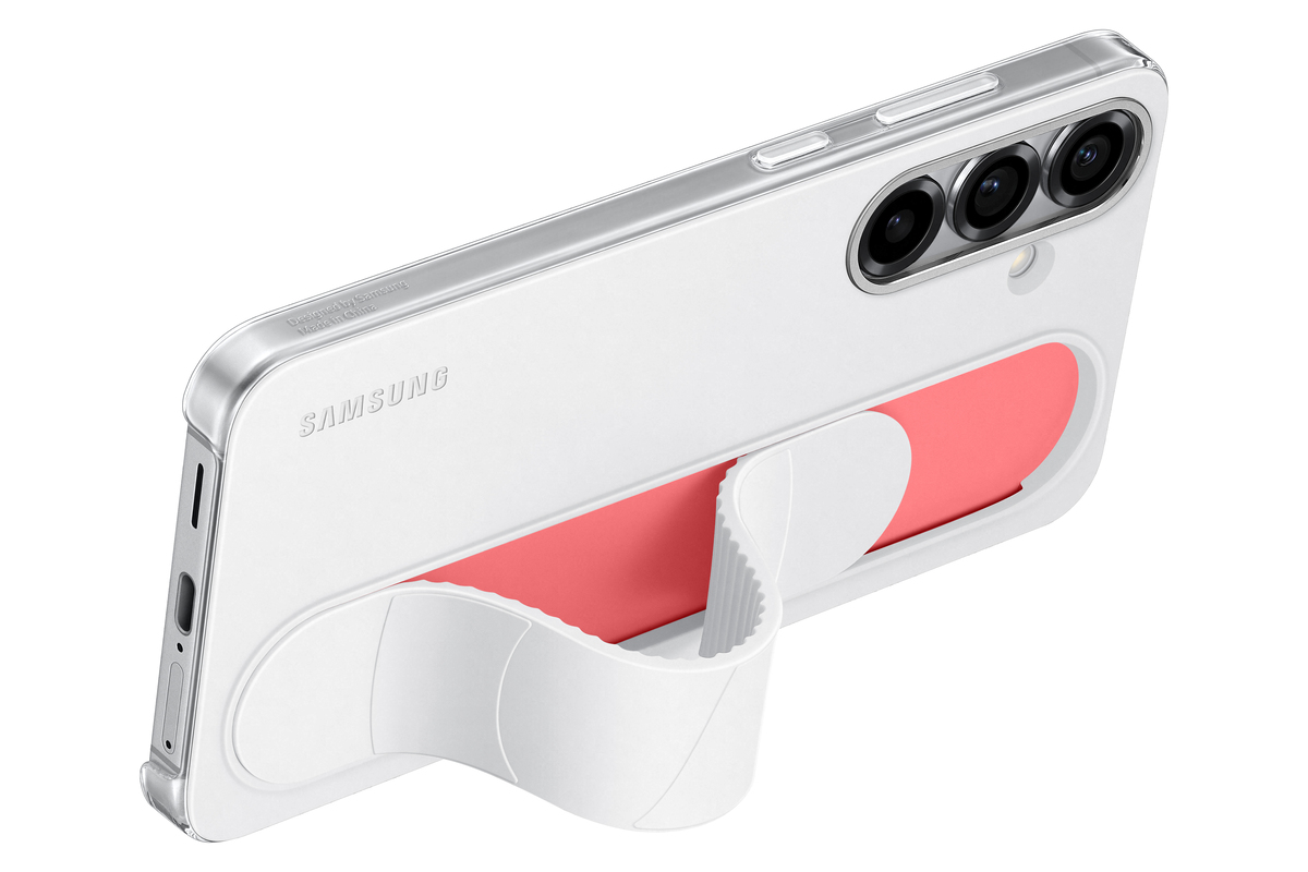 Samsung Standing Grip Case für Galaxy S25+, White Samsung Standing Grip Case für Galaxy S25+, White