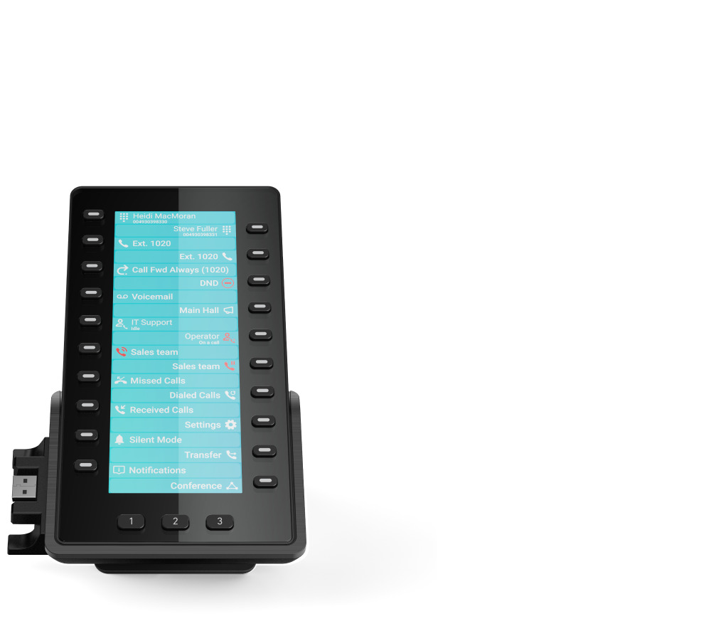 snom D8C Farb-USB-Erweiterungsmodul für D8xx-Telefone snom D8C Farb-USB-Erweiterungsmodul für D8xx-Telefone