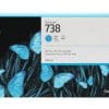 HP 738M DNJ Tinte cyan HC 300ml