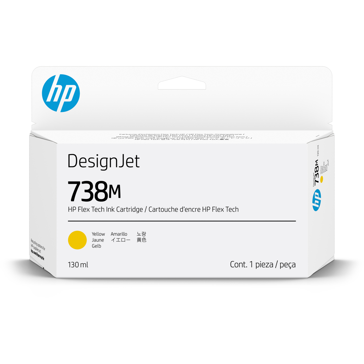 HP 738M DNJ Tinte yellow 130ml HP 738M DNJ Tinte yellow 130ml