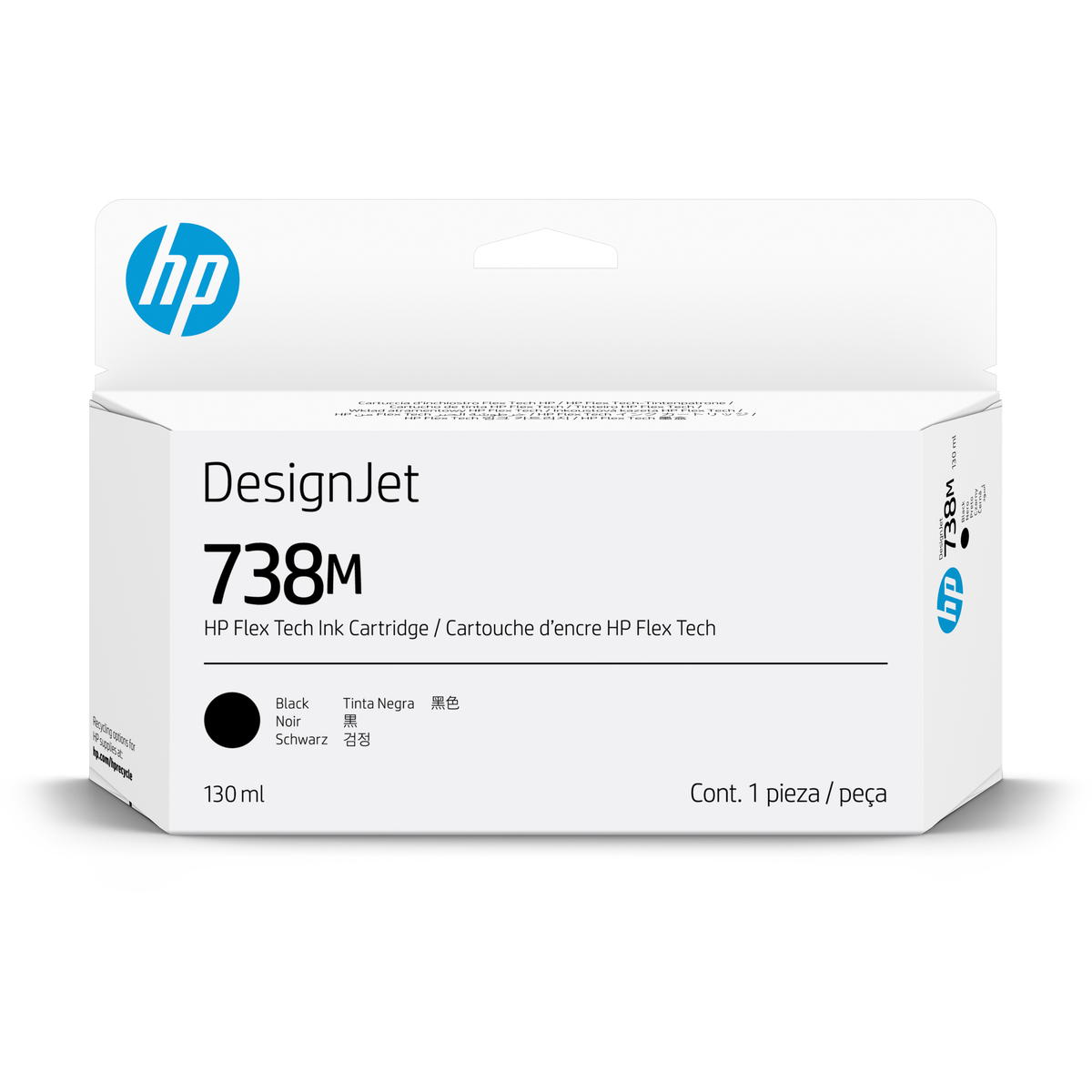 HP 738M DNJ Tinte black 130ml HP 738M DNJ Tinte black 130ml