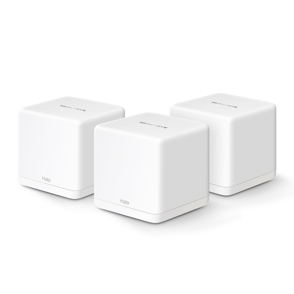 Mercusys Halo H1500X(3-pack) AX1500 Mesh-System Wi-Fi 6 Mercusys Halo H1500X(3-pack) AX1500 Mesh-System Wi-Fi 6