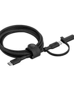 Belkin BOOST CHARGE 2-in-1-Kabel mit USB-C- und Lightning, blk