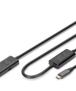 DIGITUS Aktives USB 3.2 Gen1 5G Verläng. USB-C - USB-A, 10m