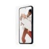 SAFE. Screen Protector Samsung Galaxy A56 5G You probably know them: the moments when you want a strong protector for your smartphone - when you're dancing the night away in the club, in a wild selfie session or escaping the daily grind with lots of action. The screen protector from SAFE. by PanzerGlass is just right for this, because it protects the display like a discreet airbag against annoying scratches or breakages, while retaining the stylish look and functionality of your smartphone. The screen protector is Ultra-Wide Fit, which means it covers the front of your phone and provides a full and crystal clear view of your display, while still leaving a little room around the edges for a SAFE. by PanzerGlass case. If you want 360-degree protection for your mobile phone, combine the screen protector and case with a PanzerGlass PicturePerfect camera protector.
