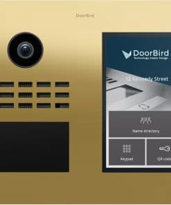 DoorBird D31TDH Video Türstation Edelstahl V4A Messing-Optik