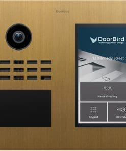 DoorBird D31TDH Video Türstation Edelstahl, Gold-Optik