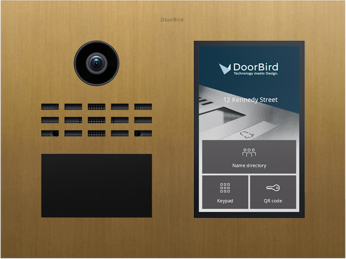 DoorBird D31TDH Video Türstation Edelstahl, Gold-Optik DoorBird D31TDH Video Türstation Edelstahl, Gold-Optik