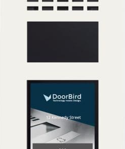 DoorBird D31TDV Video Türstation RAL 9016 Edelstahl seidenmatt
