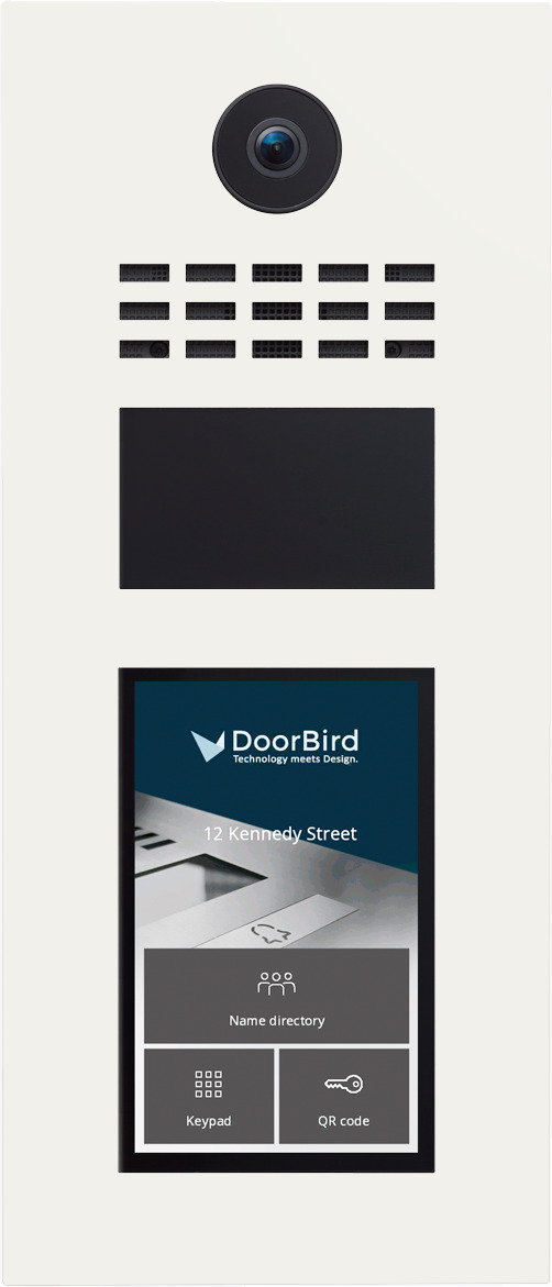 DoorBird D31TDV Video Türstation RAL 9016 Edelstahl seidenmatt DoorBird D31TDV Video Türstation RAL 9016 Edelstahl seidenmatt