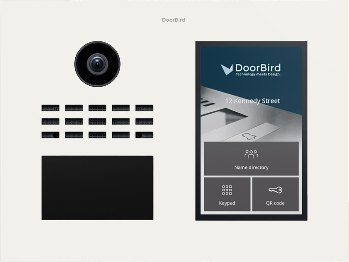 DoorBird D31TDH Video Türstation Edelstahl RAL 9016 DoorBird D31TDH Video Türstation Edelstahl RAL 9016