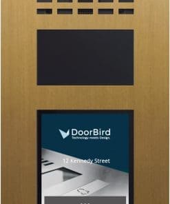 DoorBird D31TDV Video Türstation Edelstahl Gold-Optik