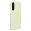 Samsung Silicone Case für Galaxy A36, Light Green Matte, weiche Oberfläche kombiniert Stil mit festem Halt Mit dem Silicone Case liegt dein Galaxy A36 5G komfortabel und angenehm in der Hand. Das Material überzeugt mit einer weichen Textur, die sich großartig anfühlt und du schützt nicht nur die Rückseite deines Galaxy Smartphones sondern auch den Rahmen.