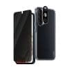 CARE Flagship 3-in-1 Privacy Bundle Samsung Galaxy A36 5G Schütze dein Telefon stilvoll mit dem PanzerGlass Flagship 3-in-1 Protection Bundle. Entwickelt für alle, die Wert auf Mode und Nachhaltigkeit legen, vereint dieses Bundle erstklassigen Schutz mit einem eleganten Design. Das Bundle enthält: PanzerGlass Screen Protector Ultra-Wide Fit: Hergestellt aus 60 % recyceltem Glas, schützt dieser Displayschutz dein Handy vor Kratzern und Stößen. Die Rand-zu-Rand-Abdeckung sorgt dafür, dass die Klarheit und Reaktionsfähigkeit deines Bildschirms erhalten bleibt. PanzerGlass Transparent Hoops Kameraobjektiv-Schutz: Schützt deine Kameraobjektive vor Kratzern und Beschädigungen, sodass du weiterhin gestochen scharfe und hochwertige Fotos aufnehmen kannst. CARE by PanzerGlass Urban Combat Transparent Case: Der Top-Favorit, der Stärke und Eleganz perfekt kombiniert. Dieses robuste, stoßgeprüfte Case (bis zu 4,8 Meter) besteht zu 100 % aus recycelten Materialien. Das schlanke, transparente Design lässt die natürliche Schönheit deines Handys durchscheinen und bietet gleichzeitig maximalen Schutz. Die Installation ist einfach. Der Displayschutz wird mit einem EasyAligner geliefert, der die Installation zu einem Kinderspiel macht.