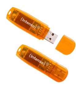 Intenso USB Flash Drive 2.0 64GB Rainbow Line double pack