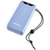 Intenso Power Bank F20000 blue Klein. Stark. Vollgepackt mit Power. Kompakte Größe, beeindruckende Leistung – der W30C² GaN Power Adapter vereint beides. Mit 30 Watt Ladeleistung bringt er Dein Smartphone in kürzester Zeit wieder auf Touren. Dank seines leichten und handlichen Designs ist er der perfekte Begleiter für unterwegs. Entdecke Deine Möglichkeiten. Dank der universellen Spannungsunterstützung von 100 bis 240 Volt nutzt Du den W30C² weltweit. Für einige Länder benötigst Du einen passenden Adapter. Moderne Technik, die mitdenkt. Dank der innovativen Galliumnitrid-Technologie (GaN) setzt der W30C² neue Maßstäbe: Er ist kompakter, leichter und zugleich effizienter als herkömmliche Adapter. Deine Geräte werden blitzschnell geladen, während Du gleichzeitig Deinen ökologischen Fußabdruck verringerst. GaN macht es möglich, dass die Adapter kleiner sind und höhere Spannungen und Ströme bewältigen können, dabei aber weniger Wärme erzeugen. Erlebe die perfekte Verbindung aus Flexibilität und Power. Der W30C² GaN Power Adapter ist der ideale Ersatz für traditionelle Silizium-Modelle und bringt die Ladezukunft in Deine Hände.