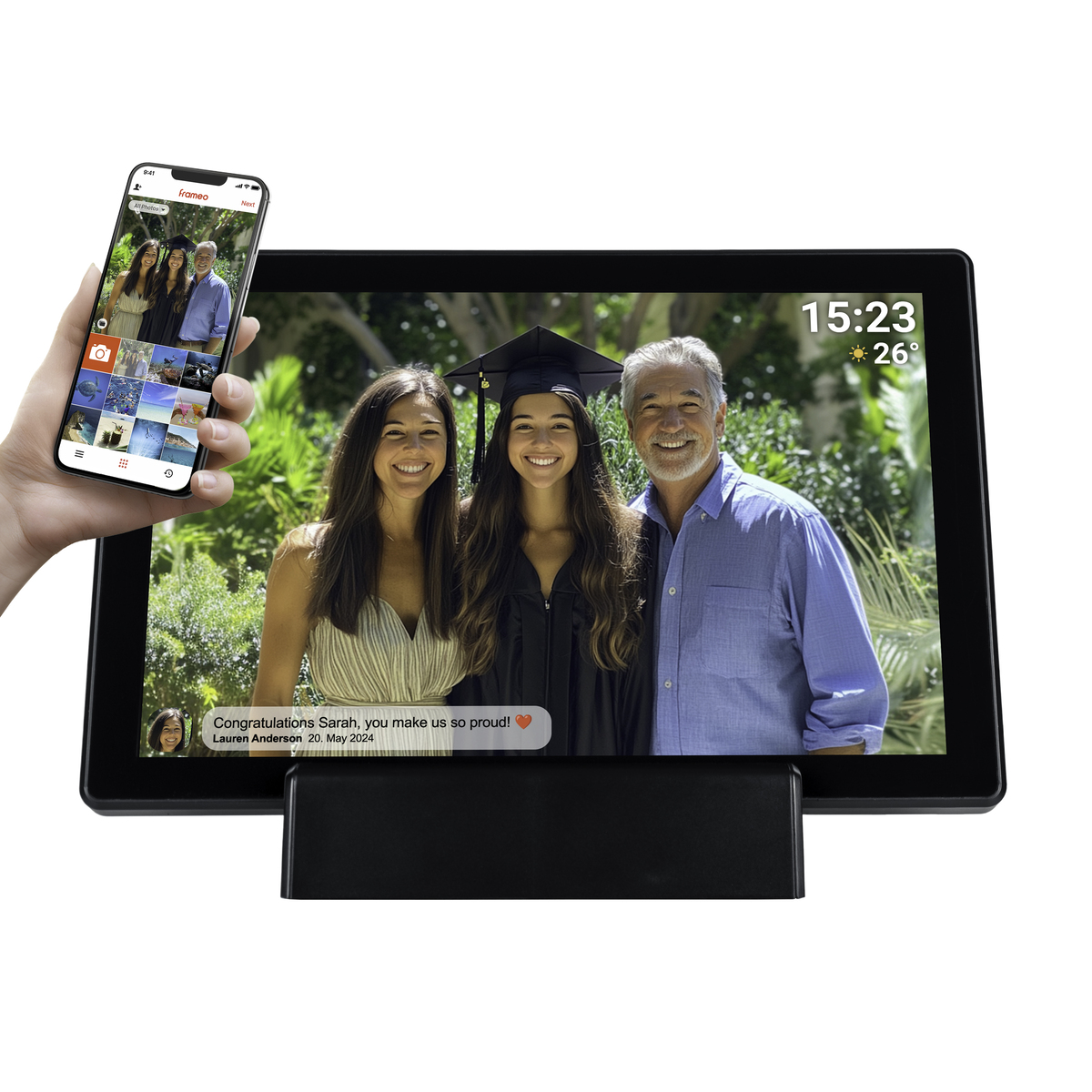 Denver Bilderrahmen 10,1" PFF-1070 wi-fi black Denver Bilderrahmen 10,1" PFF-1070 wi-fi black