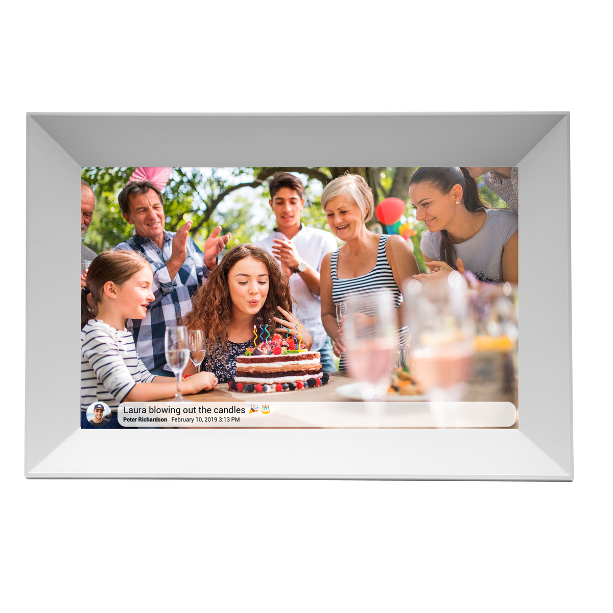 Denver Bilderrahmen 10,1" PFF-1063 wi-fi white Denver Bilderrahmen 10,1" PFF-1063 wi-fi white