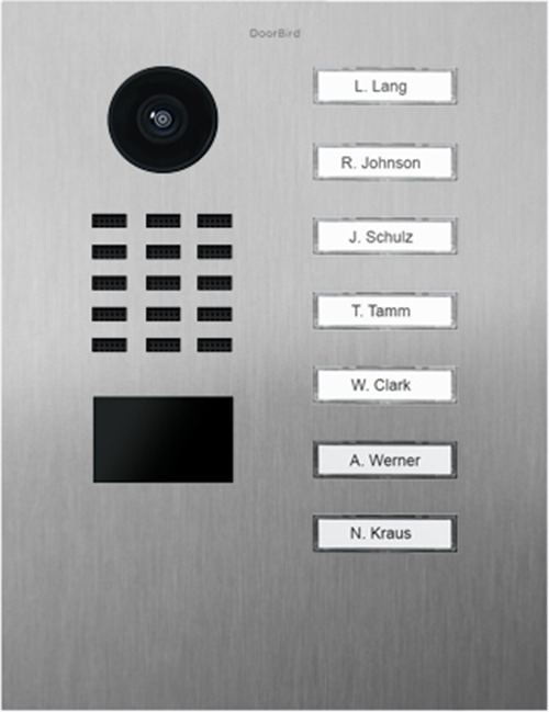 DoorBird D2107V IP Video Türstation V2A Edelstahl DoorBird D2107V IP Video Türstation V2A Edelstahl