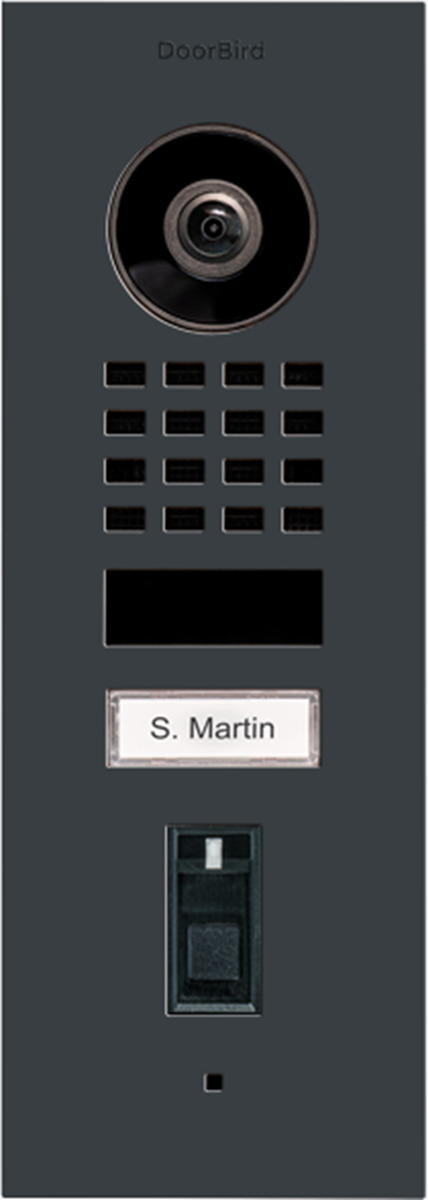 DoorBird IP Video Türst. D1101FV Fingerpr.50 Unterputz RAL7016 DoorBird IP Video Türst. D1101FV Fingerpr.50 Unterputz RAL7016