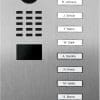 DoorBird IP Video Türstation D2109V, 9 Ruftasten Die Video Türstation D1101FV von Doorbird bietet Ihnen optimale Bildqualität und ein klares Design.Die Kamera überzeugt mit HDTV, Ultraweitwinkel und Nachtsichtfähigkeit. In Kombination mit den Audiofunktionen Echo- und Rauschunterdrückung sowie Zwei-Wege Audio Streaming können Sie Ihre Besucher sehen und komfortabel mit ihnen sprechen.Dank des integrierten 4D Bewegungssensors entgeht Ihnen zudem nichts, was vor Ihrem Haus passiert. Durch die individuellen Konfigurationsmöglichkeiten können Sie einstellen, ob und wie Sie über verschiedene Ereignisse informiert werden wollen. Sprechen Sie mit Ihren Besuchern an der Tür über Ihr Smartphone und öffnen Sie die Tür - von überall auf der Welt.DoorBird arbeitet nur mit den Besten zusammen: Der Fingerabdruckleser ist mit der Technologie von Fingerprint Cards AB (Fingerprints) ausgestattet - dem weltweit führenden Biometrieunternehmen mit Stammsitz in Schweden. Die Fingerprints-Technologie ist in mehreren hundert Millionen Geräten und Anwendungen zu finden und wird täglich milliardenfach genutzt. Dank ihr ist eine sichere und bequeme Identifizierung und Authentifizierung per Fingerabdruck möglich.