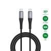 Dank 60 W Power Delivery lädt dieses Kabel deine Laptops, Tablets und Smartphones zuverlässig und effizient. Ob schnelles Aufladen im Home-Office oder unterwegs – mit diesem Kabel hast du immer die optimale Ladegeschwindigkeit für deine Geräte. Übertrage deine Dateien, Bilder und Musik mit einer soliden Geschwindigkeit von 480 Mbit/s. Ideal für Backups, Dokumente oder Multimedia-Inhalte – zuverlässig und ohne Verzögerungen, egal ob am Laptop oder PC. Qualität, die du spürst: Die hochwertigen Aluminium-Stecker machen das Kabel besonders widerstandsfähig gegen Abnutzung und sorgen für eine edle Optik. Das Nylon-Geflecht bietet zusätzlichen Schutz vor Knicken und Beschädigungen, ohne an Flexibilität einzubüßen. Perfekt für den täglichen Einsatz, ob im Büro, unterwegs oder zu Hause – dieses Kabel hält mit deinem Lifestyle Schritt und überzeugt durch seine Langlebigkeit und Premium-Qualität.
