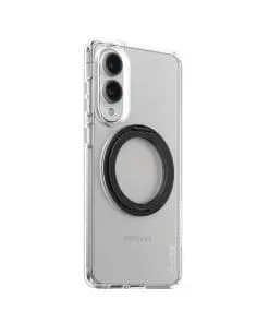CARE Feature Case Kickstand Compatible Galaxy S25 Edge clear