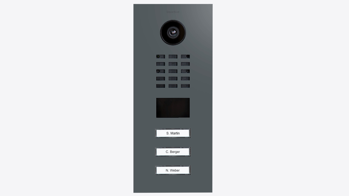 DoorBird D2103V IP Video Türstation V4A Edelstahl, RAL 7011 DoorBird D2103V IP Video Türstation V4A Edelstahl, RAL 7011