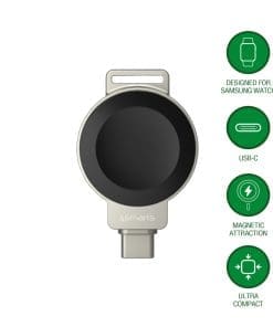 4smarts Wireless Charger für Samsung Watch, schwarz