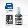 Brother Tintenflasche BTD-180BK Schwarz (ca. 7500 Seiten) Auffüllen und losdrucken Mit den Tintenflaschen der BTD-180 Reihe für Ihren kompatiblen Brother Tintentankdrucker genießen Sie sorgloses Drucken, zudem reduzieren Sie Ihre Druckkosten.