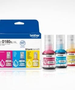 Brother Tintenflaschen BTD-180CLVAL Multipack (je 1x BK/M/C/Y)