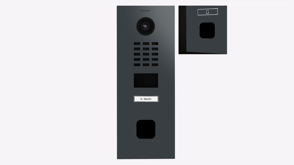 DoorBird D2101FV EKEY IP Video Türstation RAL 7016 DoorBird D2101FV EKEY IP Video Türstation RAL 7016
