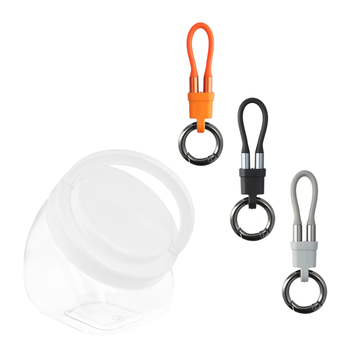 4smarts USB-C Keyring Kabelset 7,5cm mixed 30er Set 4smarts USB-C Keyring Kabelset 7,5cm mixed 30er Set