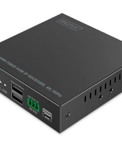 DIGITUS HDMI Fiber KVM IP Receiver, 4K/60Hz